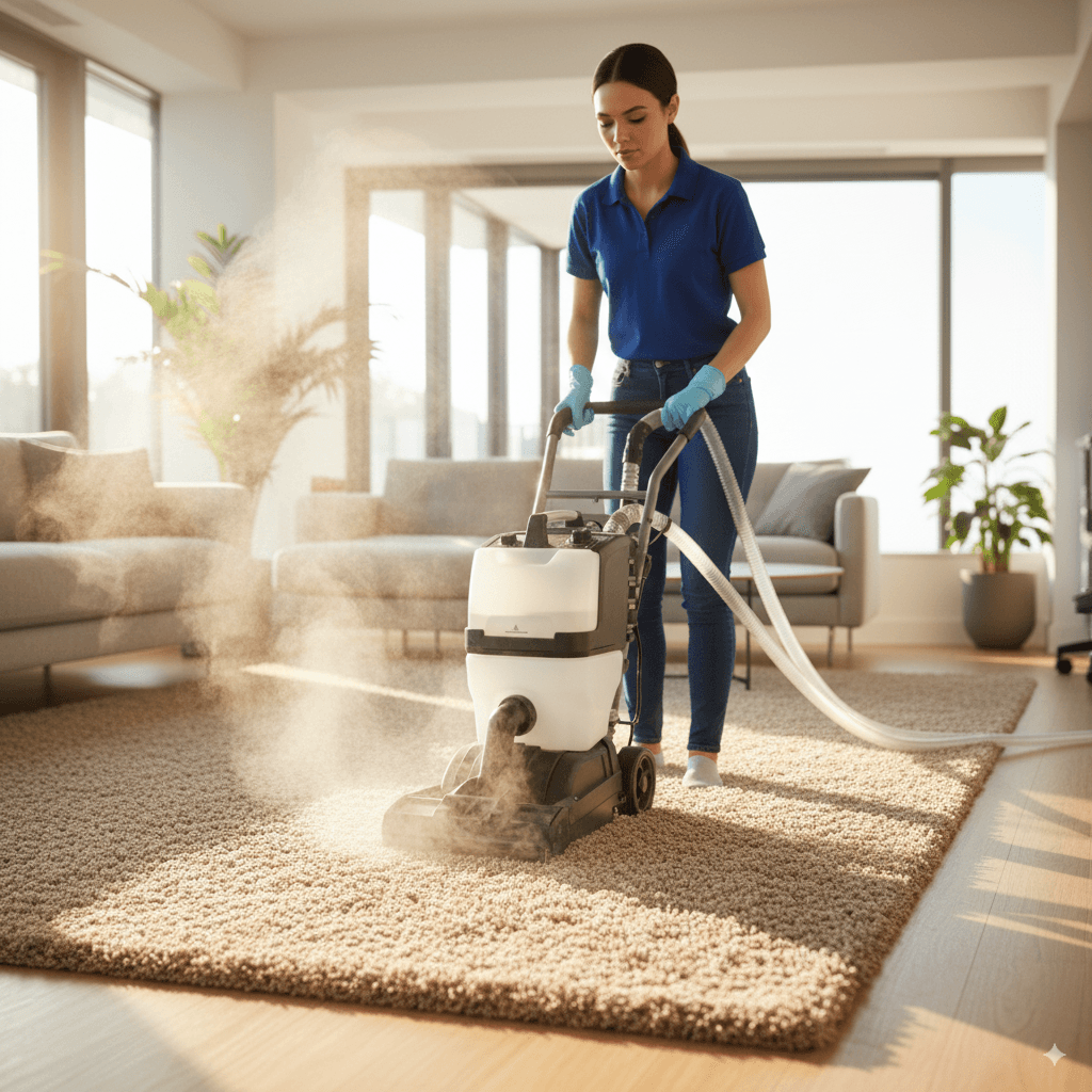 Professional carpet cleaning service