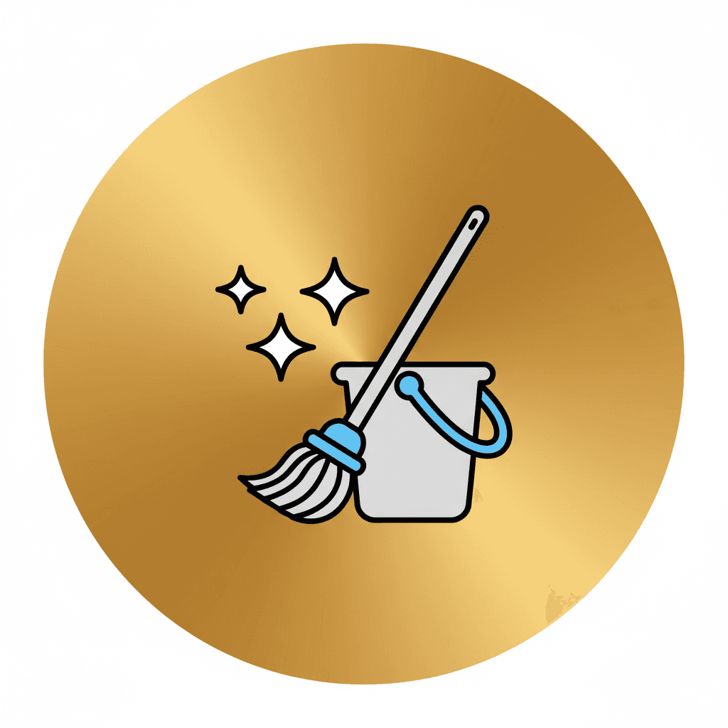 Deep cleaning service with professional equipment