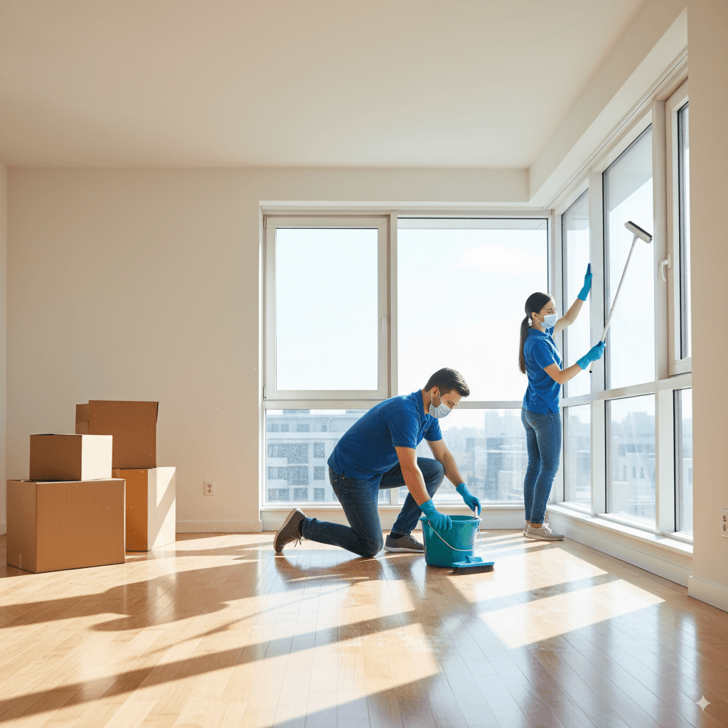 Professional move cleaning service
